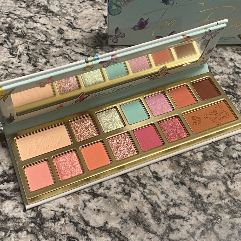 Too Faced Too Femme Ethereal Eye Shadow and Pressed Pigment Palette Brand NEW